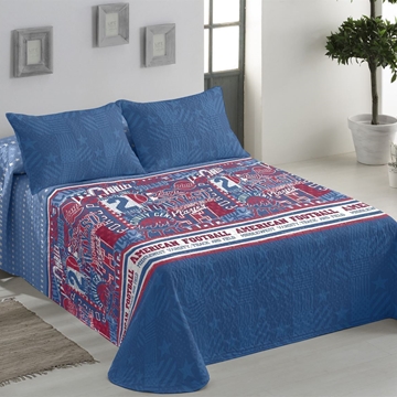 Edredón Bouti Vesubio azul Textilia