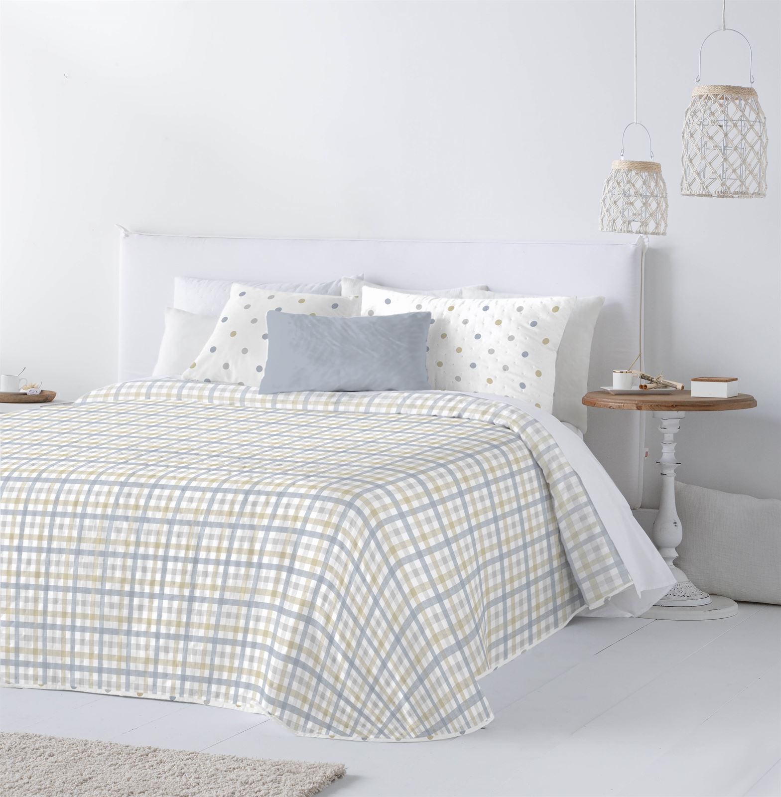 Colcha Bouti Rosella reversible - Imagen 1