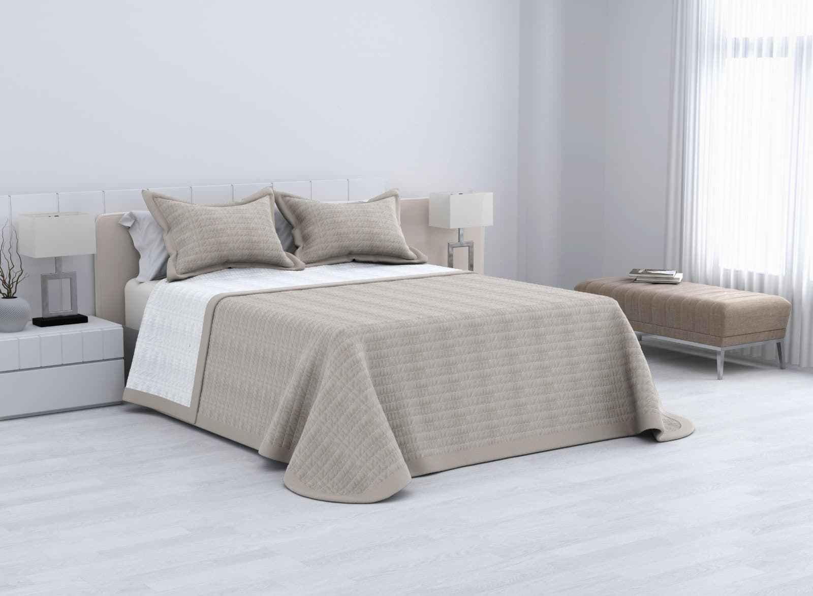 Colcha Bouti Siena Reversible - Imagen 1