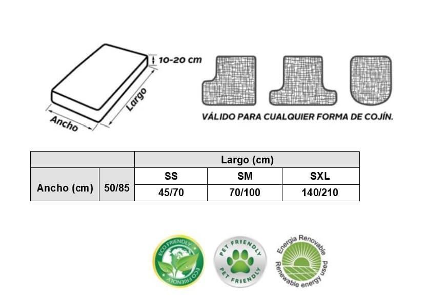 Funda cojín Asiento/Respaldo Willy - Imagen 7
