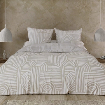 Funda nórdica Dafne Beige REVERSIBLE Pierre Cardin - Imagen 1