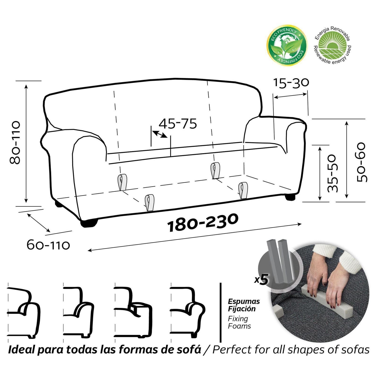 Funda sofá Super elástica Willy - Imagen 12