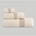 JUEGO TOALLAS DON ALGODON JACQUARD SANTORINI - Imagen 1