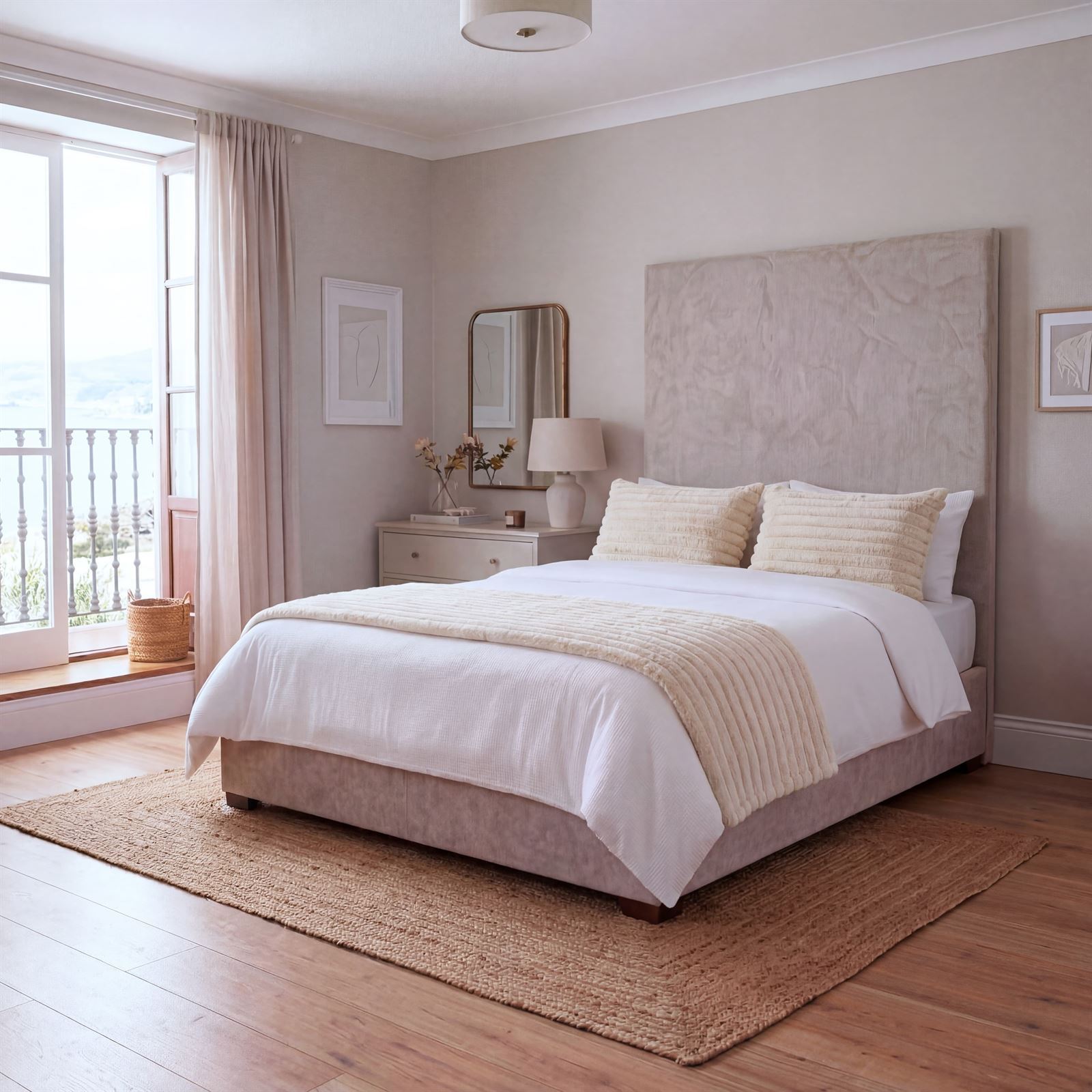 Pie de cama con cojines - Imagen 1