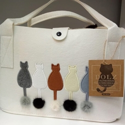 Plaid Cats + bolso revistero - Imagen 2