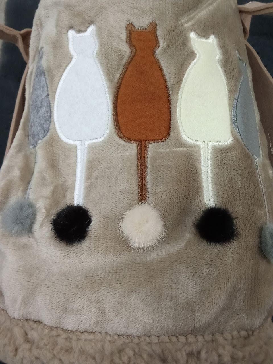 Plaid Cats + bolso revistero - Imagen 5
