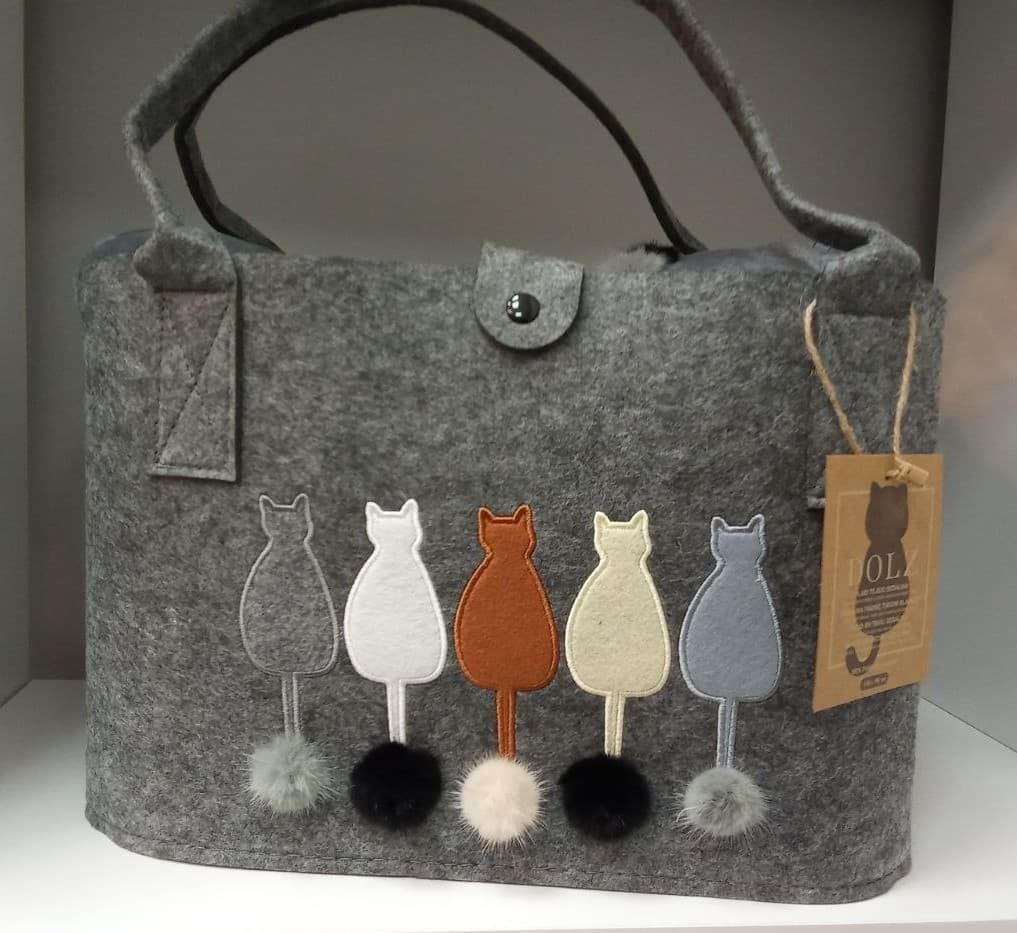 Plaid Cats + bolso revistero - Imagen 6