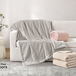 Plaid Dots sherpa - Imagen 1