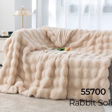 Plaid Rabbit Fur - Imagen 2