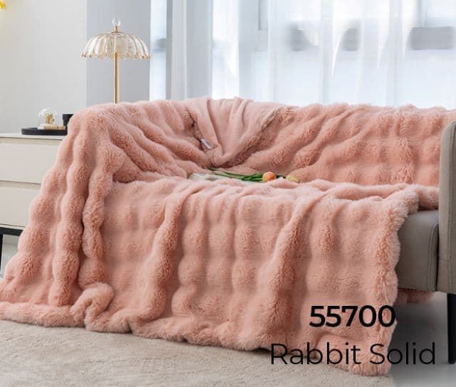 Plaid Rabbit Fur - Imagen 3