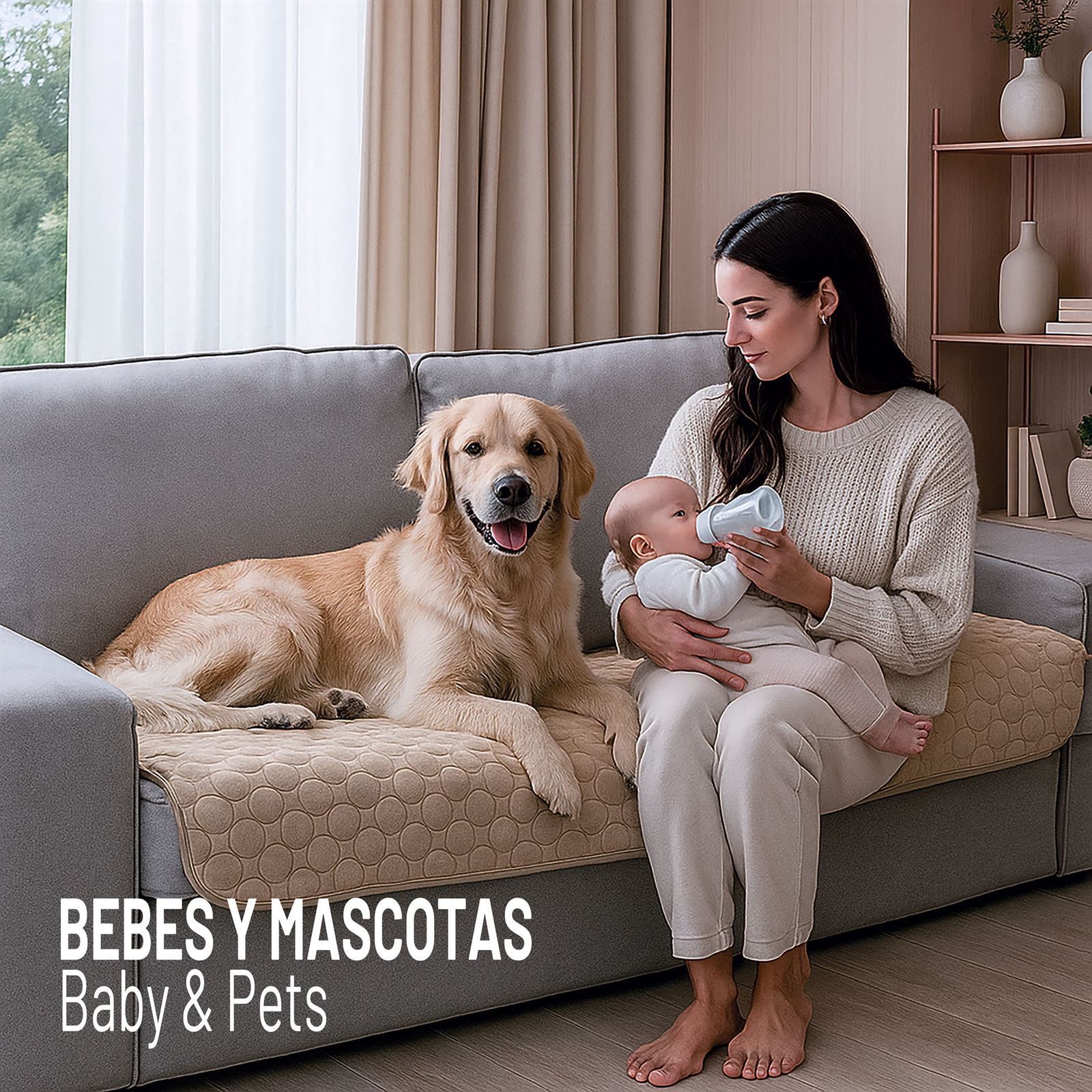 Protector Topper Teddy - Imagen 1